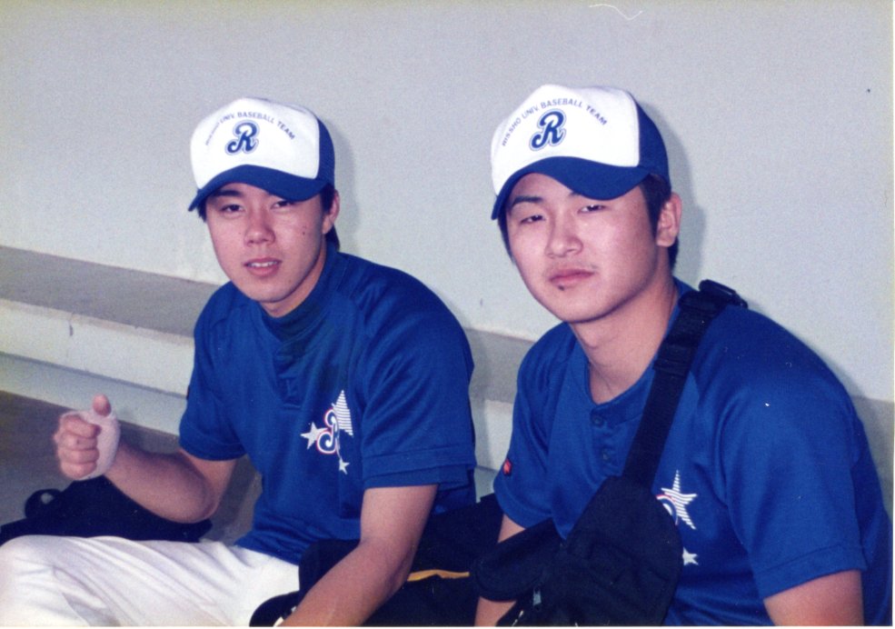 大学野球部時代の小山トレーナー