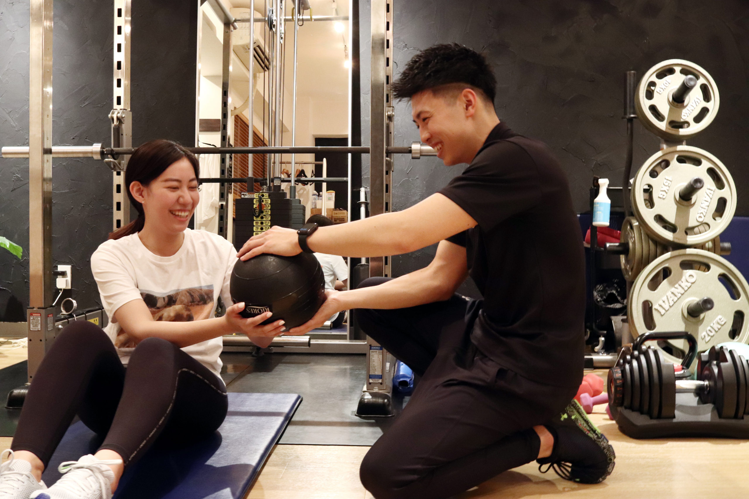 大野さんと大村トレーナー