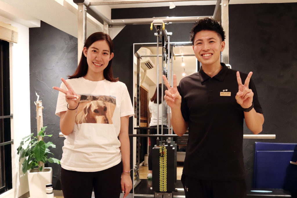 大野さんと大村トレーナー