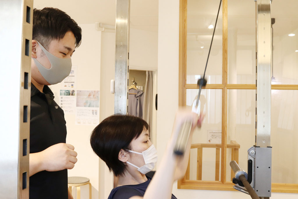 みどりさんと田代トレーナー