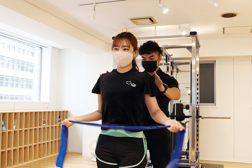 えりなさんと大石トレーナー