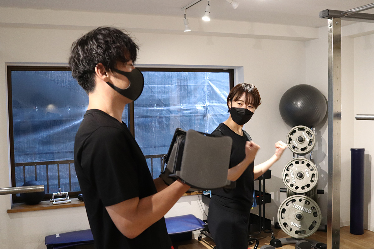 小栗さんと山田トレーナー