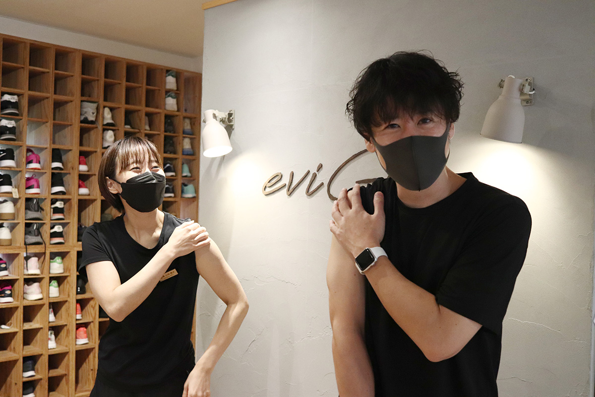 お客様とトレーナー