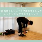 【朝ストレッチ】筋力向上トレーニング前のストレッチ！ハムストリングスのストレッチ